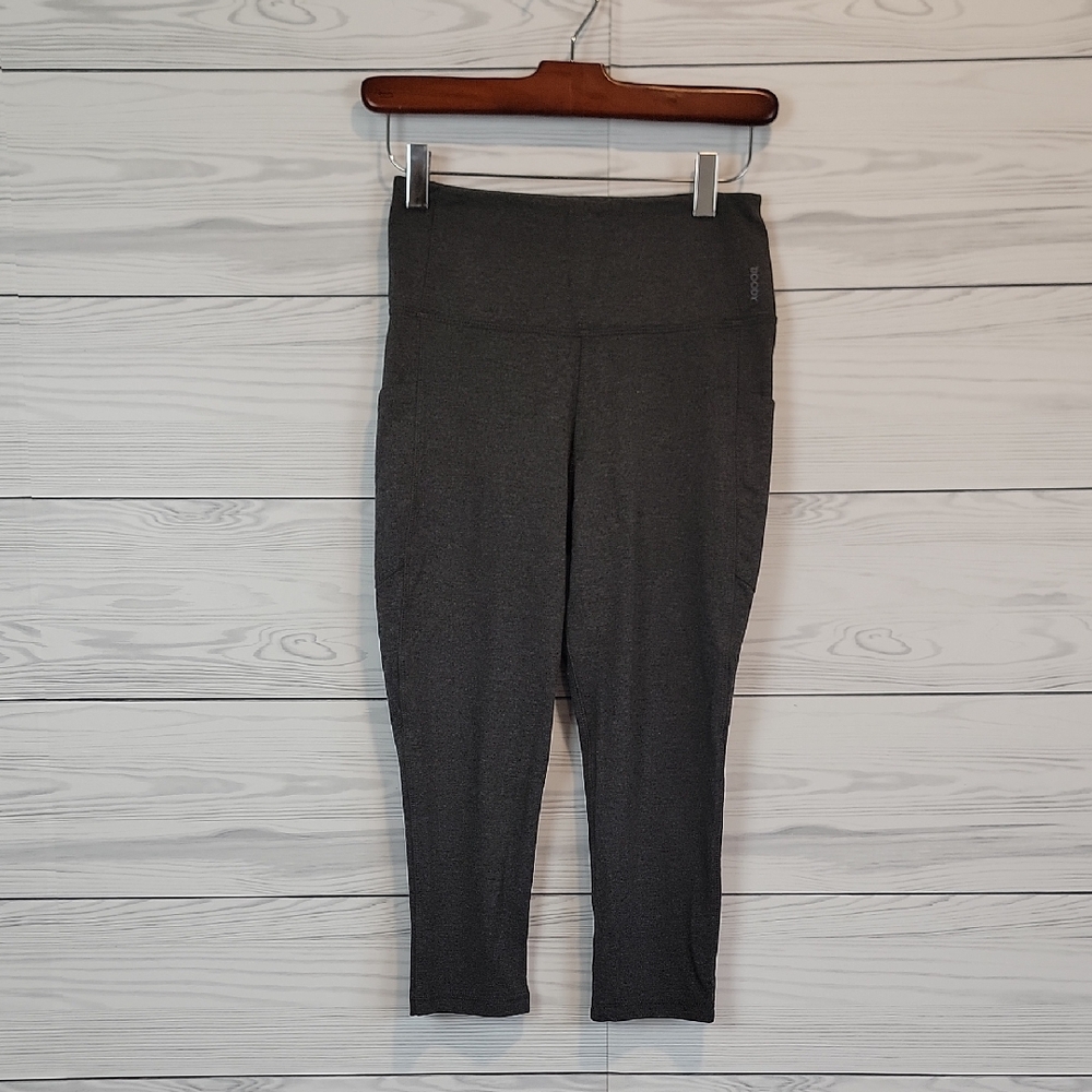 Boody Activewear High-Waist Dark Gray Cropped Leggings Womens Size S
